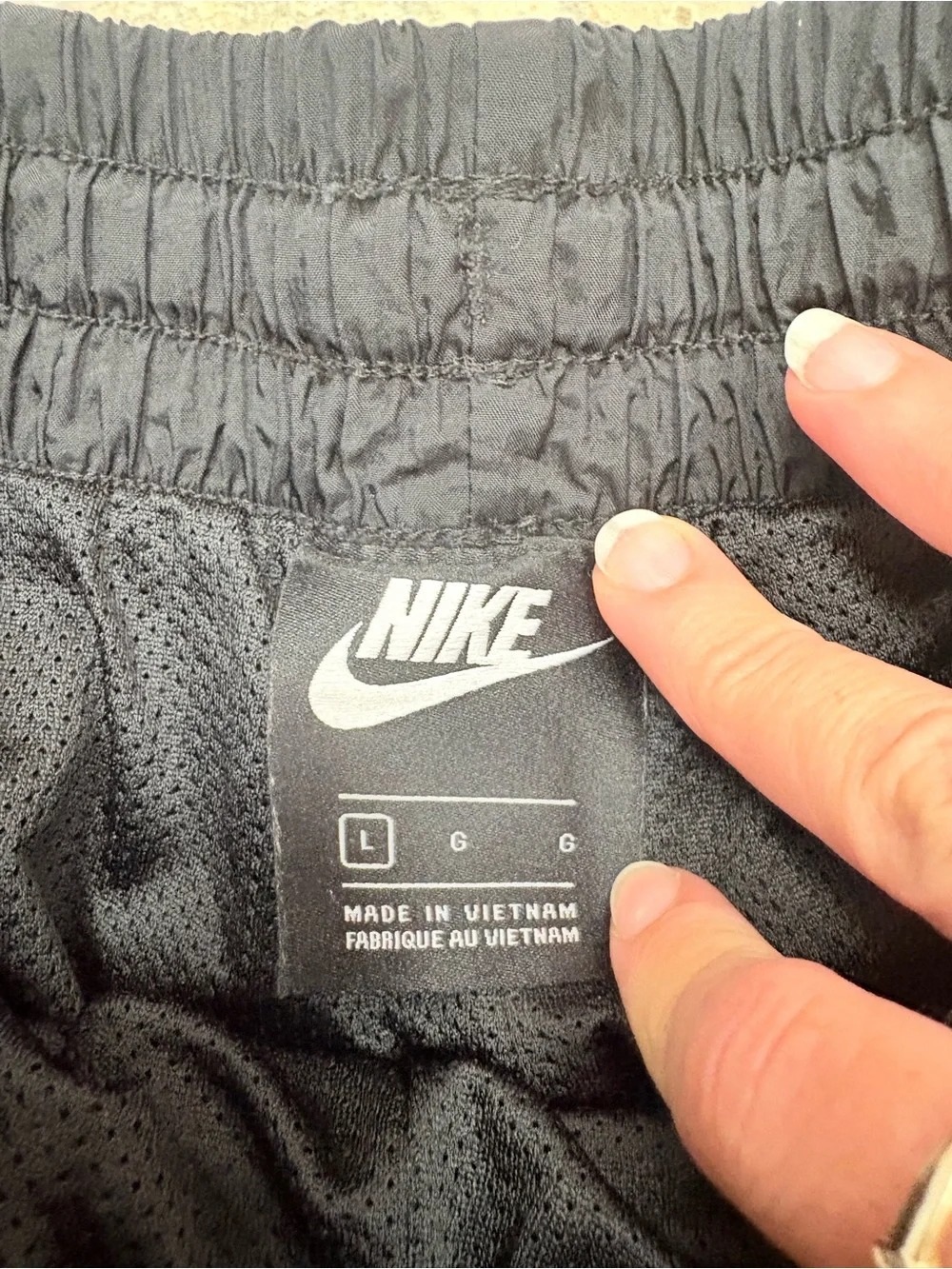 Nike Black and Purple Kids Jogger Pants